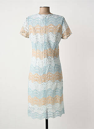 Robe mi-longue manches courtes manches courtes gris GREGORY PAT femme