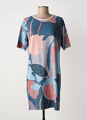 Robe courte manches courtes manches courtes rose CAPUCCINO femme