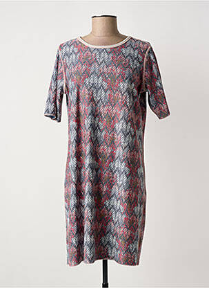 Robe courte manches courtes manches courtes rose CAPUCCINO femme