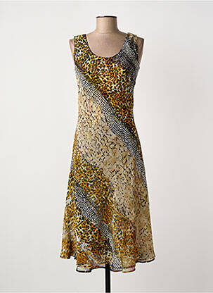 Robe mi-longue noir MYSTERY BY PSF femme