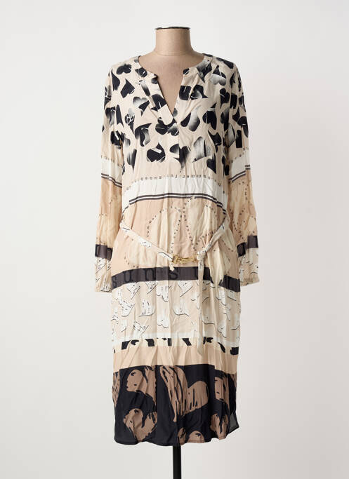 Robe mi-longue beige TUZZI femme