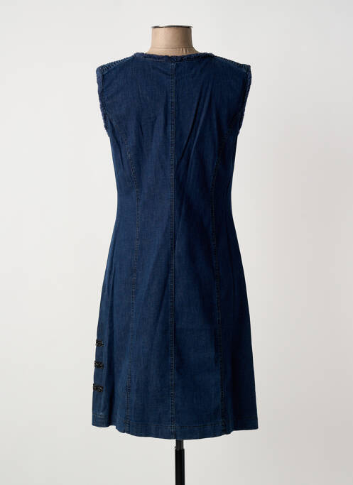 Robe mi-longue bleu ANANKE femme