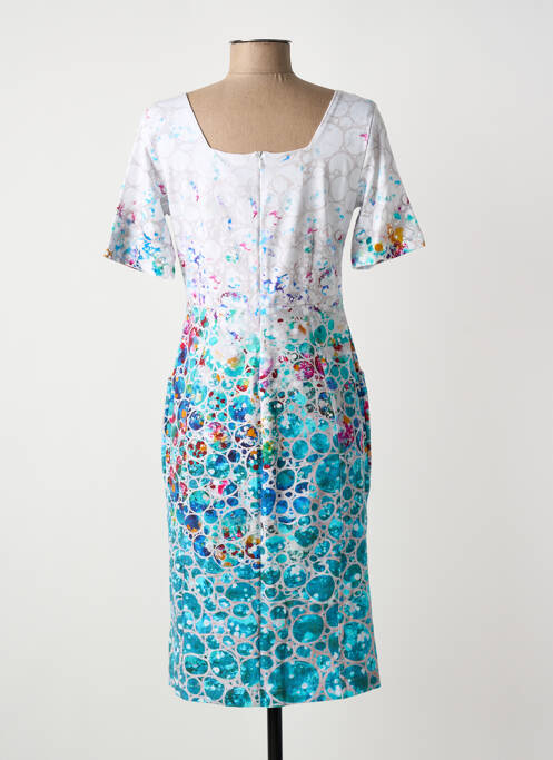 Robe mi-longue bleu DOLCEZZA femme