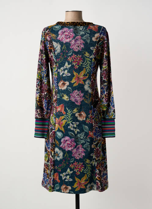 Robe mi-longue bleu OLIVIER PHILIPS femme