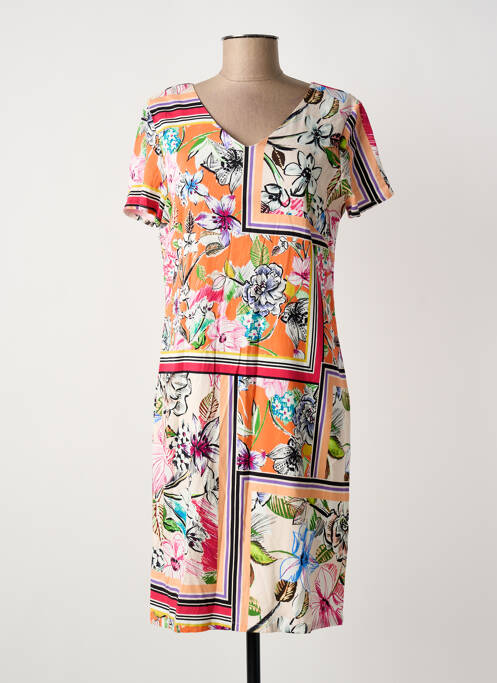 Robe mi-longue orange GREGORY PAT femme