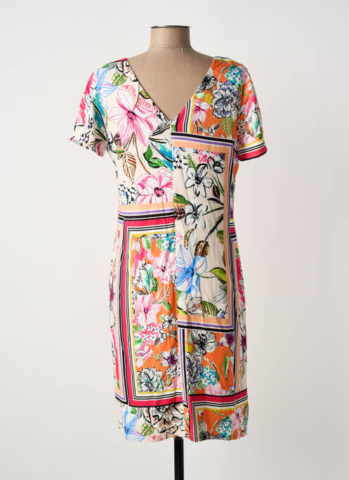 Robe mi-longue orange GREGORY PAT femme