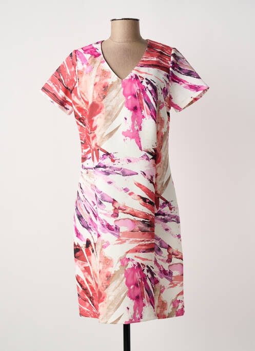 Robe mi-longue rose GREGORY PAT femme