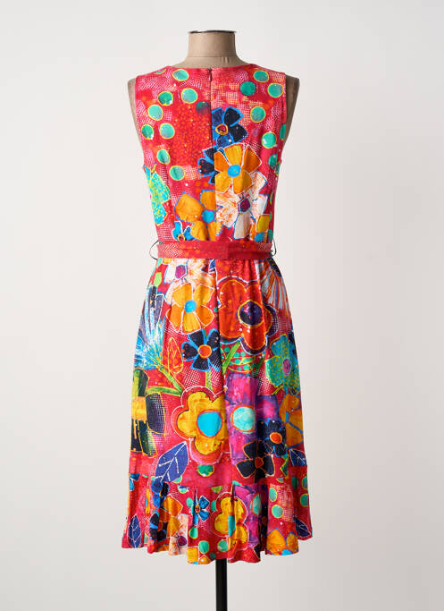 Robe mi-longue rouge DOLCEZZA femme