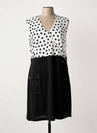 Robe mi-longue sans manche sans manche noir ANANKE femme