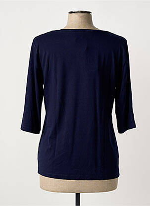 T-shirt manches 3/4 manches 3/4 bleu ANANKE femme
