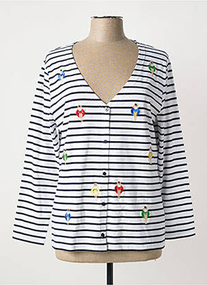 Veste casual coupe cintrée bleu ANANKE femme
