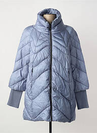 Doudoune poches sans capuche bleu REVER MILE femme