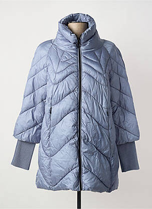 Doudoune poches sans capuche bleu REVER MILE femme
