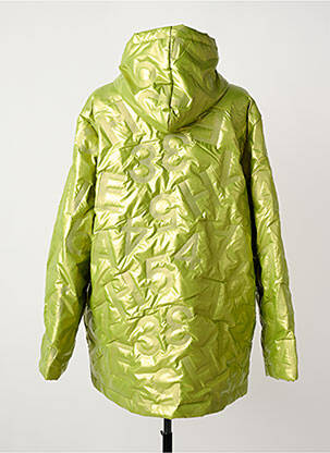 Doudoune poches a capuche vert AN II VITO femme