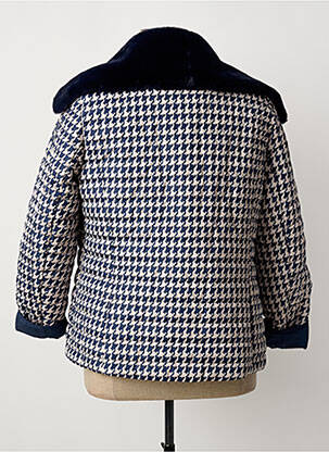 Doudoune poches sans capuche bleu REVER MILE femme