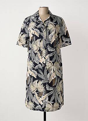 Robe mi-longue noir FRANK WALDER femme