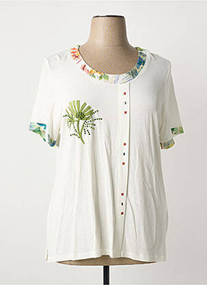 T-shirt beige GUY DUBOUIS femme