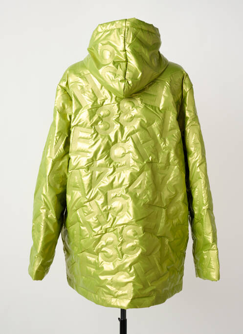 Doudoune poches a capuche vert AN II VITO femme