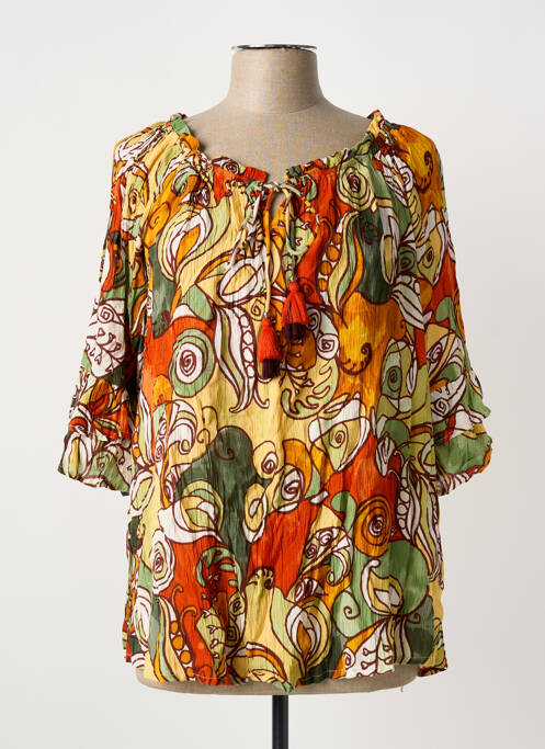 Blouse vert ORIENTIQUE NATURALLY femme