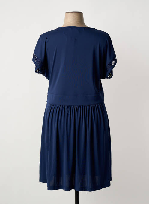 Robe mi-longue bleu ANANKE femme