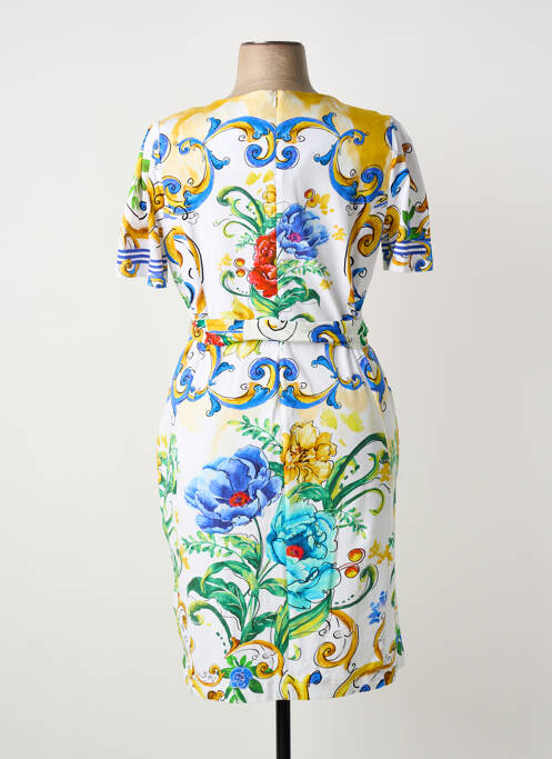 Robe mi-longue bleu DOLCEZZA femme