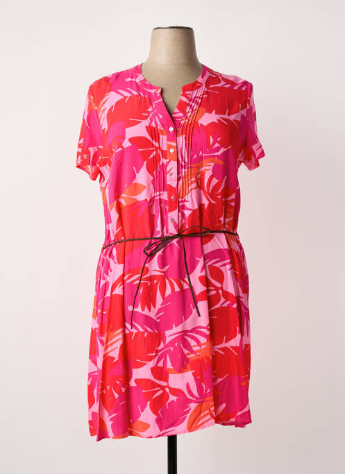 Robe mi-longue rose ESPRIT DE LA MER femme