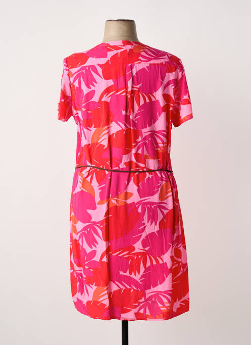 Robe mi-longue rose ESPRIT DE LA MER femme