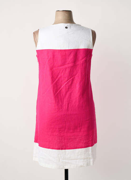 Robe mi-longue rose ESPRIT DE LA MER femme