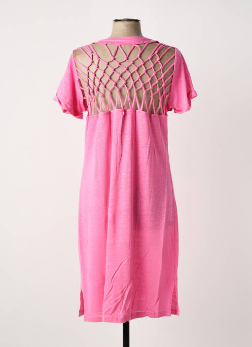 Robe mi-longue rose MPC (MA PETITE CAPSULE) femme