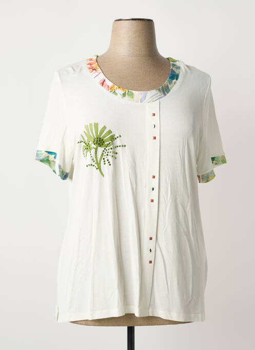 T-shirt beige GUY DUBOUIS femme