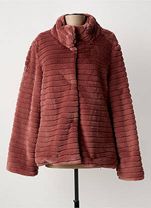 Manteau court coupe droite sans capuche rose BARILOCHE femme