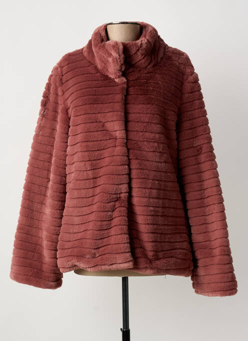 Manteau court coupe droite sans capuche rose BARILOCHE femme
