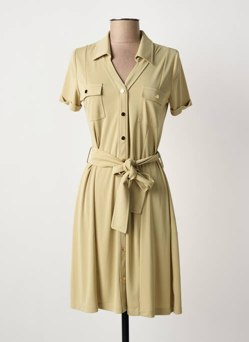 Robe mi-longue vert ANANKE femme