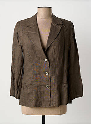 Blazer poches marron BARBARA LEBEK femme
