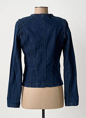 Veste casual col rond bleu ANANKE femme