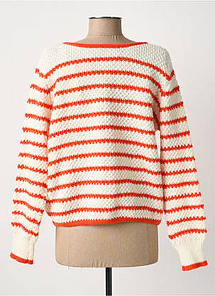 Gilet manches longues stretch orange CHARLIOR femme