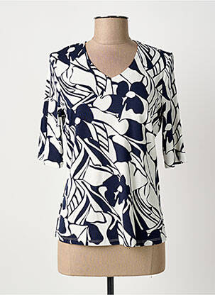 T-shirt bleu BARBARA LEBEK femme