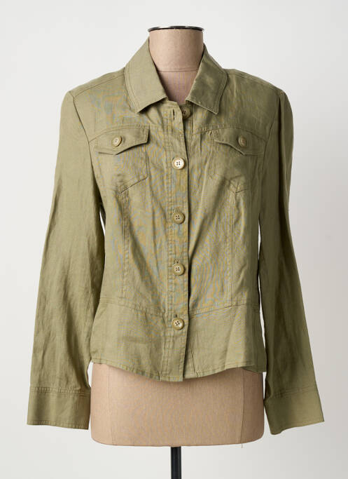 Veste casual poches vert BARBARA LEBEK femme