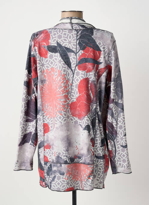 Gilet manches longues gris CAPUCCINO femme