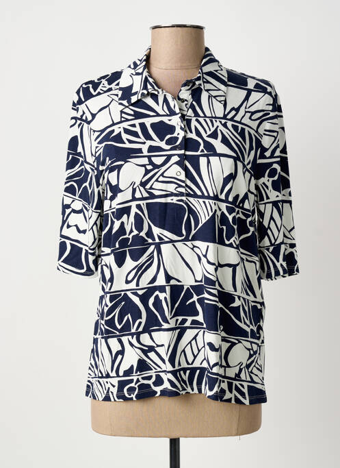 Polo bleu BARBARA LEBEK femme