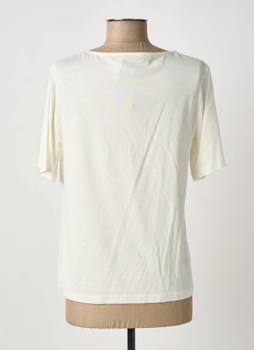 T-shirt imprimé fantaisie manches courtes beige FRANK WALDER femme