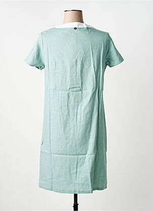 Robe mi-longue manches courtes manches courtes bleu ESPRIT DE LA MER femme