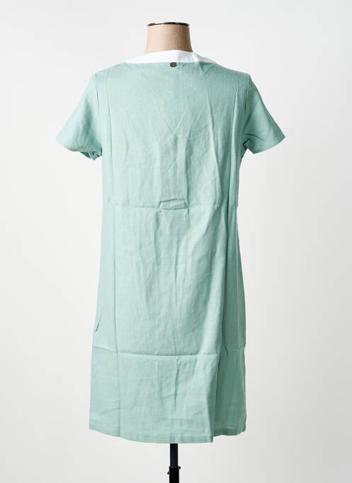 Robe mi-longue bleu ESPRIT DE LA MER femme