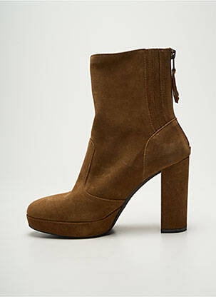 Bottines/boots nubuck talon de 7 à 9cm marron NERO GIARDINI femme