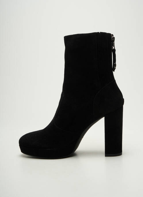 Bottines/boots nubuck talon de 7 à 9cm noir NERO GIARDINI femme