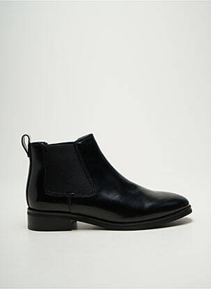 Bottines/boots matière lisse talon plat jusqu'à 3cm noir CLARKS femme