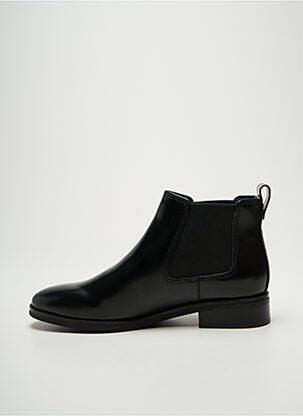 Bottines/boots matière lisse talon plat jusqu'à 3cm noir CLARKS femme
