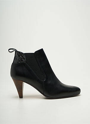 Bottines/boots matière lisse talon de 4 à 6cm noir ROSEMETAL femme
