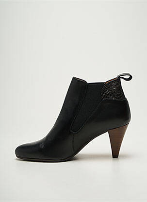 Bottines/boots matière lisse talon de 4 à 6cm noir ROSEMETAL femme
