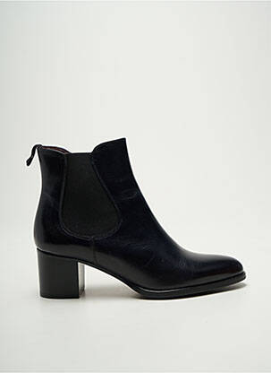 Bottines/boots matière lisse talon de 4 à 6cm bleu MURATTI femme